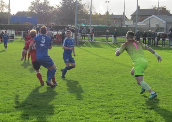 Garstang lost against FC Oswestry Town at the Riverside on Saturday