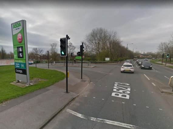 A male cyclist has been arrested and charged after allegedly ramming a female pedestrian with his bike before attacking her at around 2pm on August 27 near Asda supermarket in Lancaster