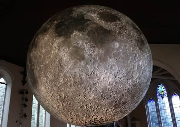 Luke Jerram's moon installation which can be seen at Lancaster Priory this November will be complemented by many lunar-themed activities.