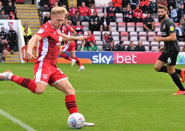 A-Jay Leitch-Smith gave Morecambe three points
