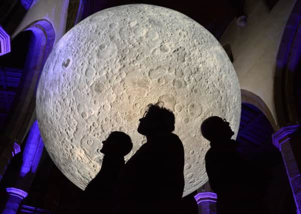 The Moon can be viewed at Lancaster Priory until November 20. Photo by Darren Andrews