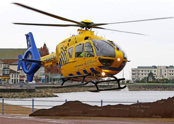 The Air Ambulance in Morecambe