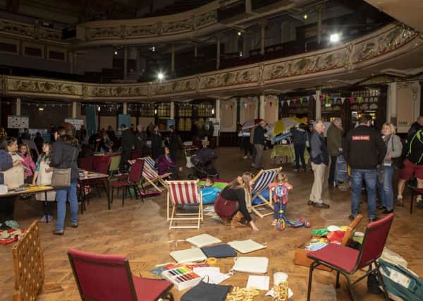 The Eden Project North community consultation event at the Morecambe Winter Gardens.Image by Nick Dagger Photography.