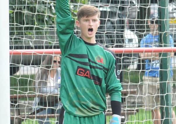 Garstang keeper Will Kitchen kept up his fine record of saving penalties against Nelson last weekend