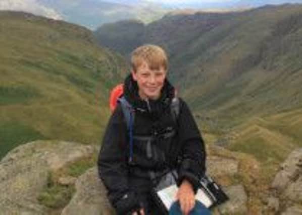 Jack Gardner, 13, raised money for Parkinsons Disease and Cancer Research doing the Coast to Coast.