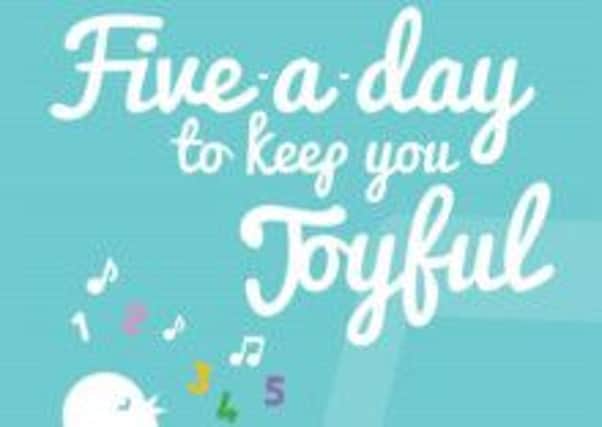 Win a copy of 'Five-a-day to keep you joyful'