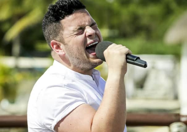 Paul Akister at Judges Houses, The X Factor 2014.