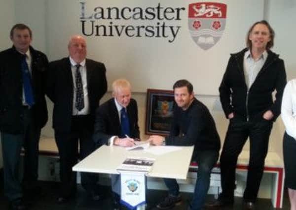 Lancaster City link up with Lancaster Univeristy for the Evo-Stik Northern Premier League's new academy.