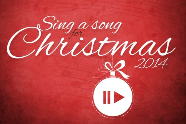 Our sing a song for Christmas logo.