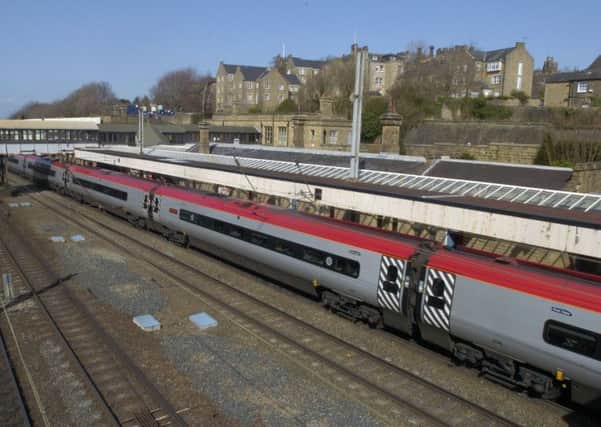 Lancaster Railway Station. Stock Picture.