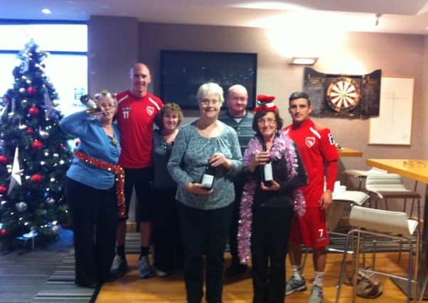 Kevin Ellison and Jack Redshaw recently helped out with an over 55s quiz.
