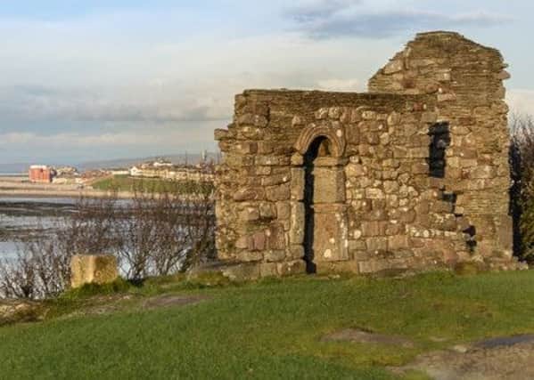 An old ruin overlooking Morecambe.