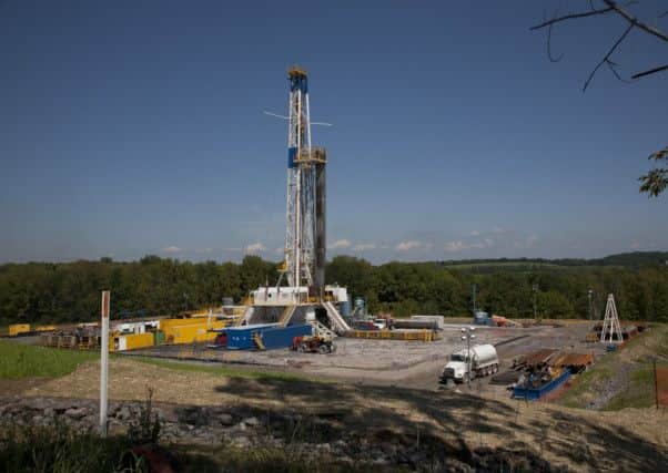 Fracking rigs like this one are a common site in America