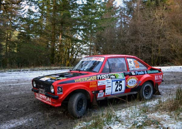 Phil Burton and Mal Capstick. Photo: Lucy Owen - Jucy Rally Photographic.