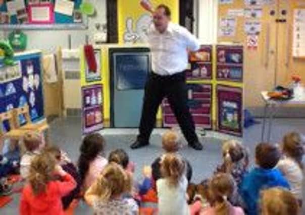 A session at Balmoral Children's Centre in Morecambe, which was rated as 'outstanding' by Ofsted inspectors.