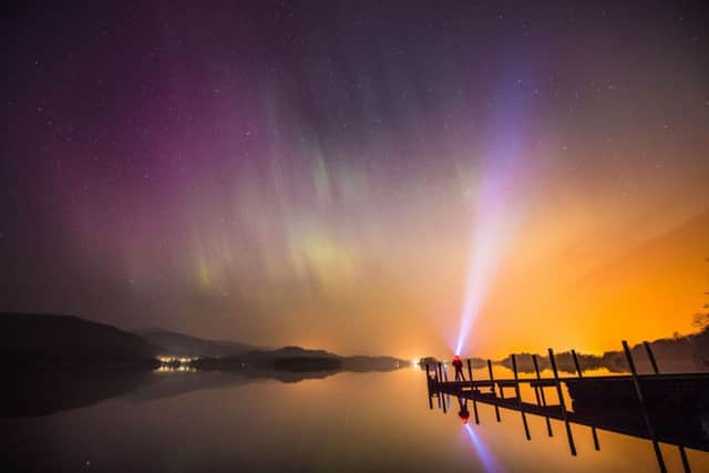 The northern lights. Photo: Owen Humphreys/PA Wire.