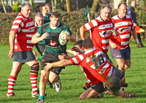 Dan Blenkharn led Carnforth to the league and shield double on Saturday.