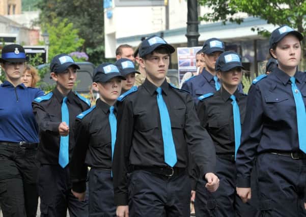 Photo: David Hurst
Armed Forces Special Events Day, Burnley. 
Volunteer Police Cadets parade