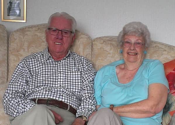 Alex and Trudi Harwood are celebrating their 65th wedding anniversary.