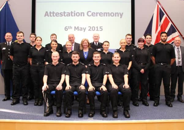 Thirty-two officers were welcomed into Lancashire Constabulary.