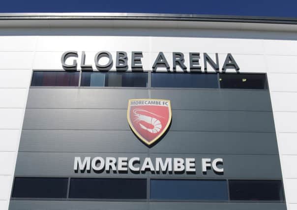 The Globe Arena is the home ground for Morecambe FC.