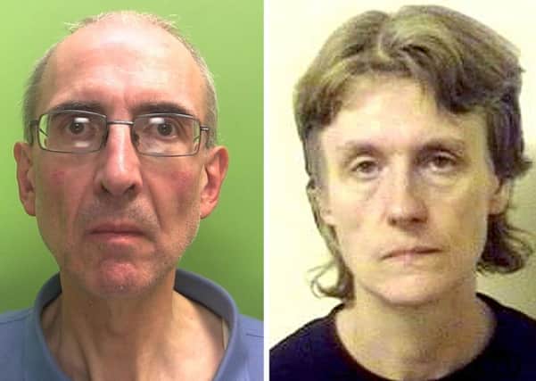 BEST QUALITY AVAILABLE

Undated handout file photos issued by Nottinghamshire Police of Christopher Edwards, 57, and Susan Edwards, 56, who have been found guilty at Nottingham Crown Court of murdering her parents, whose bodies were found buried in their own back garden 15 years after they disappeared. PRESS ASSOCIATION Photo. Issue date: Friday June 20, 2014. See PA story COURTS Bodies. Photo credit should read: Nottinghamshire Police/PA Wire

NOTE TO EDITORS: This handout photo may only be used in for editorial reporting purposes for the contemporaneous illustration of events, things or the people in the image or facts mentioned in the caption. Reuse of the picture may require further permission from the copyright holder.