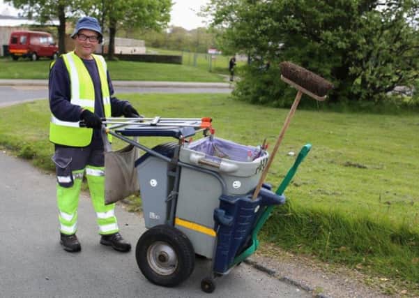 Paul Kay has been praised for his work as a street cleaner in Heysham.