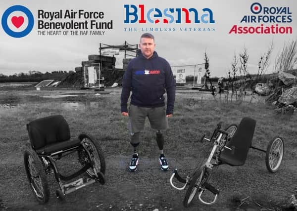 Stuart Robinson from Morecambe is raising money for RAF charities.