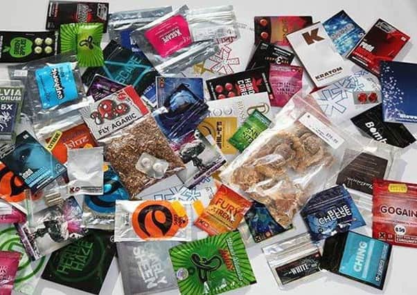 A man has suffered a severe reaction after taking a legal high.