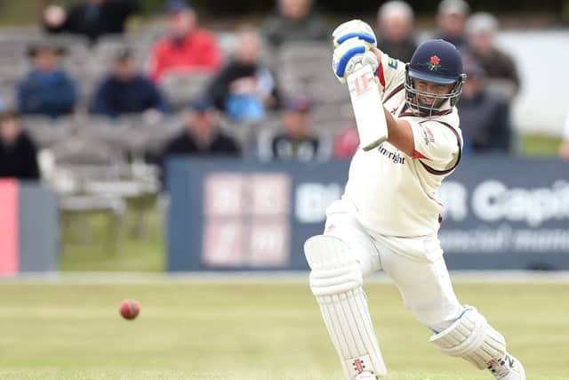 Lancashire's Ashwell Prince on his way to making a double century against Derbyshire last month. Picture: Martin Rickett/PA Wire.