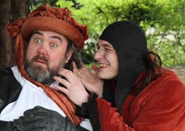 The Festival Players presents Henry IV outdoors at Leighton Hall this month.