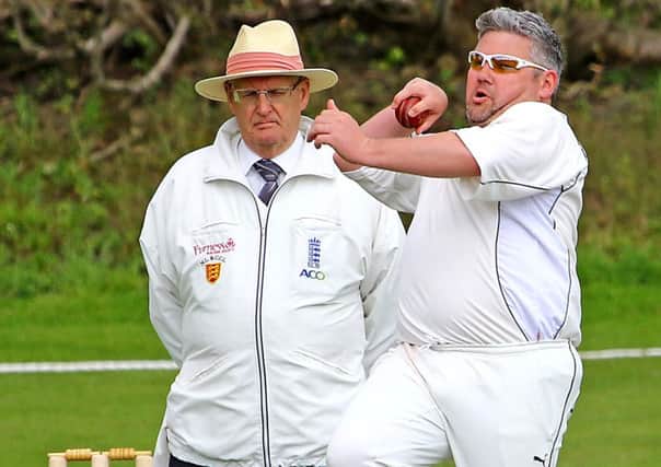 Peter Wilson was in fine form for Shireshead agains Warton.
