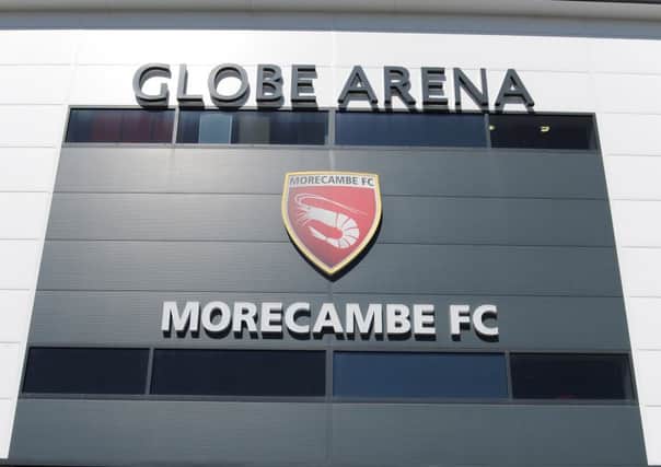 Morecambe FC's Globe Arena.