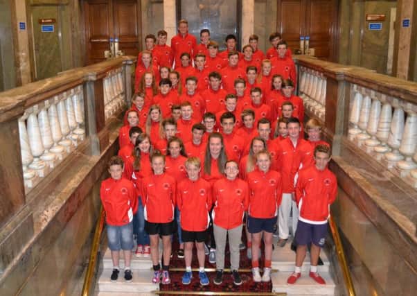 The Lancaster International Youth Games squad.
