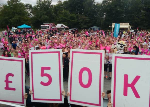 Runners in the Race for Life event in aid of Cancer Research UK. Pic: Cancer Research UK.