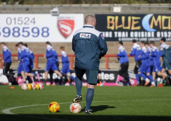 Jim Bentley watches on at a previous open training session.