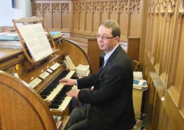 Organist David Tattersall.