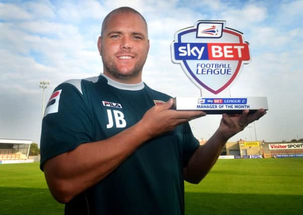 Last year's fast start saw Jim Bentley named manager of the month.