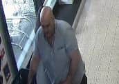 Police want to speak to this man in connection with a purse theft.
