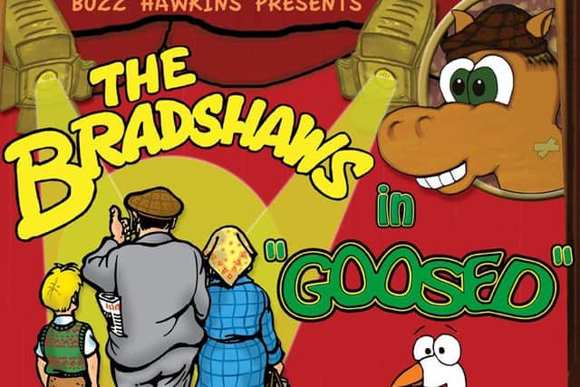 Pomotional poster for Buzz Hawkins' The Bradshaw in 'Goosed'