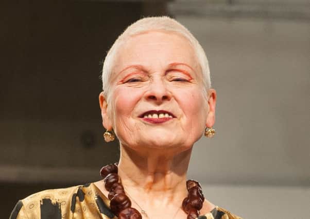 Dame Vivienne Westwood will be answering questions by satellite.
