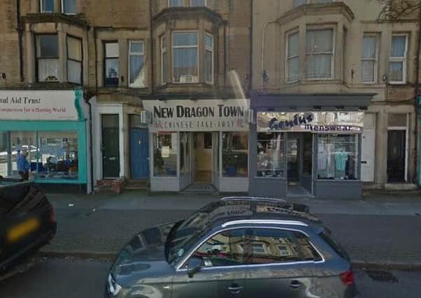 The New Dragon Town takeaway in Morecambe. Image courtesy of Google Streetview