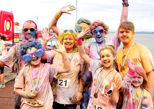 JWK St John's Hospice Colour Dash. Pictures by Andy Cruxton.