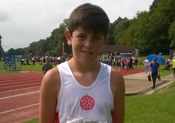 Lancaster and Morecambe Athletics Club's Sam Mercer competed for Lancashire in the Northern Inter Counties Championships.