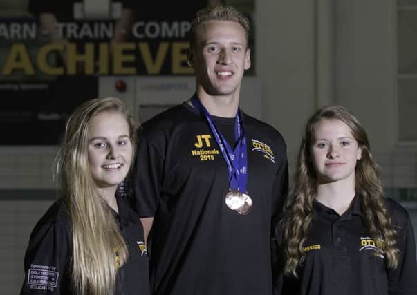 Aimee Banks, Josh Thompson and Jess Shatford competed for the Carnforth Otters at the National Championships.