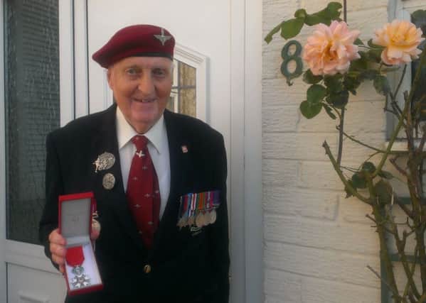 Lance Rooke with his Legion d'Honneur medal.