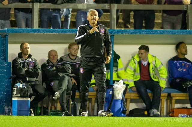 Carlisle manager Keith Curle.