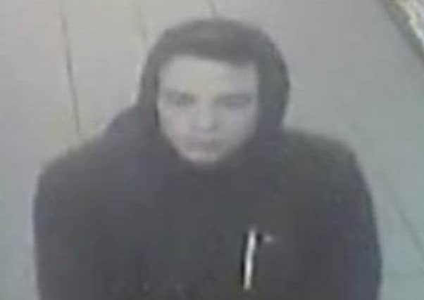 Police wish to speak to this person in connection with the incident.