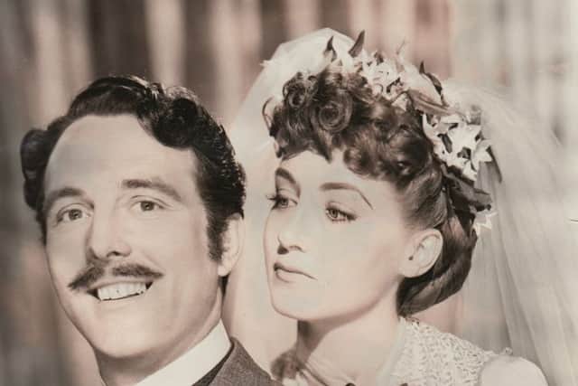 Thomas Round and Yvonne Marsh in the film The Gilbert and Sullivan Story.