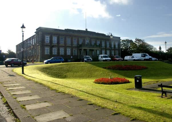 Morecambe Town Hall was targeted by burglars.
